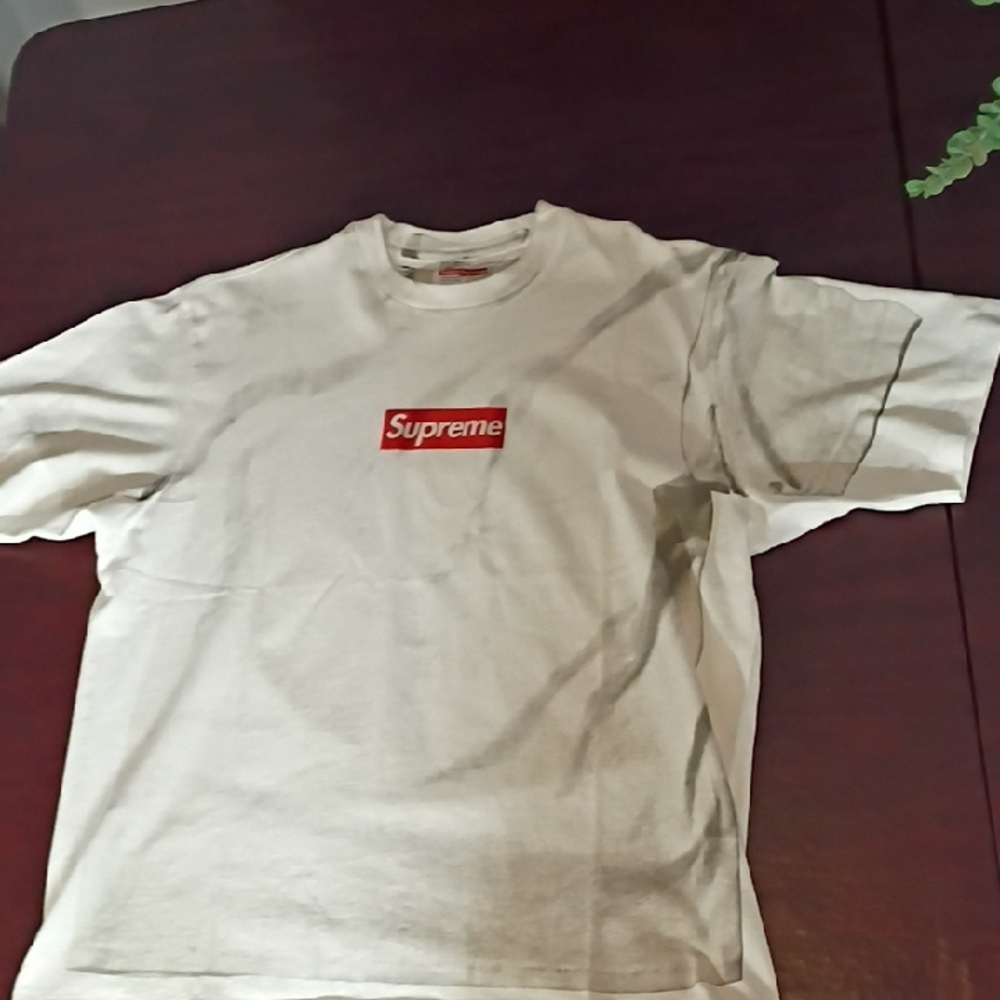 Supreme MM6 Maison Margiela Box Logo Tee White